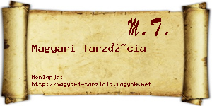 Magyari Tarzícia névjegykártya